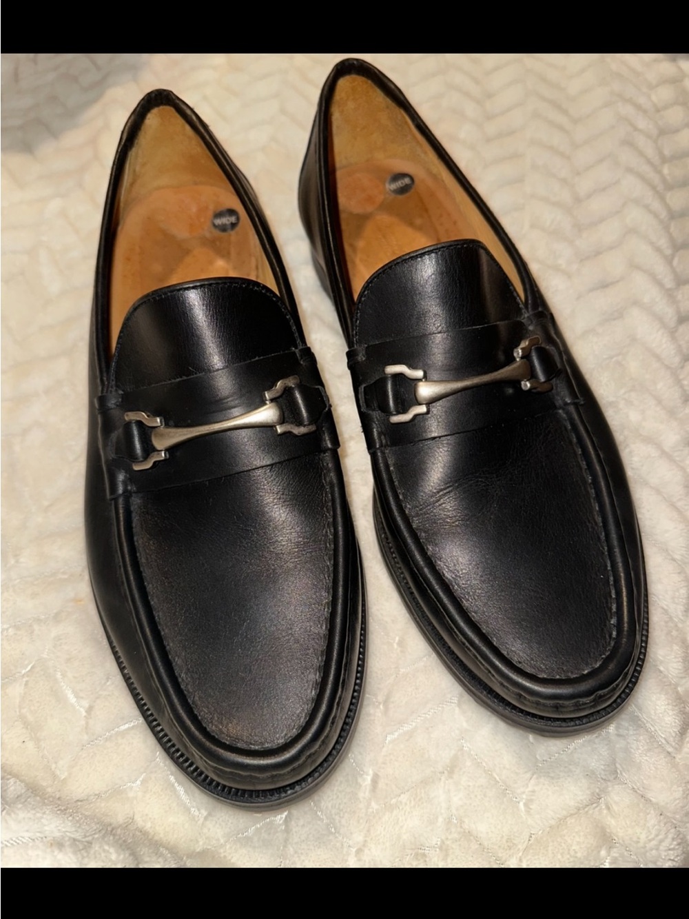 Men’s Black Leather Bit  Loafer-Gianni Lanetti COLLEZIONI